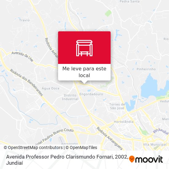 Avenida Professor Pedro Clarismundo Fornari, 2002 mapa