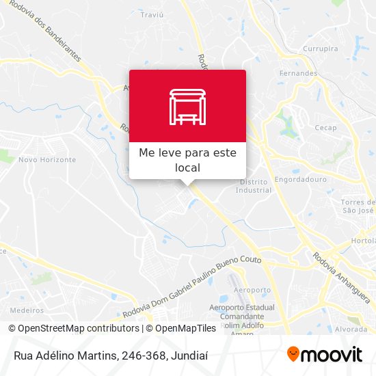 Rua Adélino Martins, 246-368 mapa