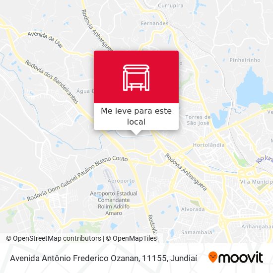 Avenida Antônio Frederico Ozanan, 11155 mapa