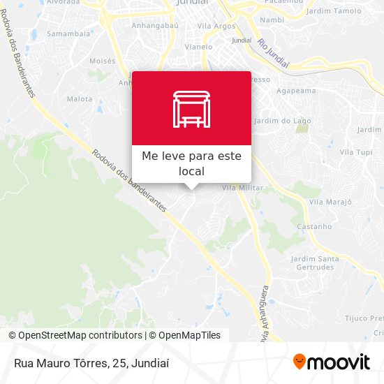 Rua Mauro Tôrres, 25 mapa
