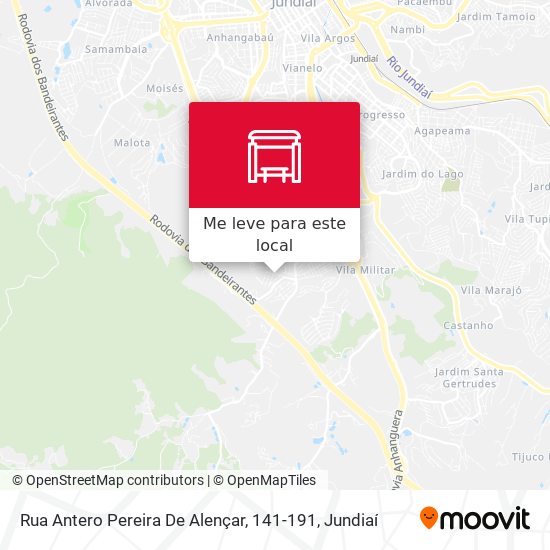 Rua Antero Pereira De Alençar, 141-191 mapa