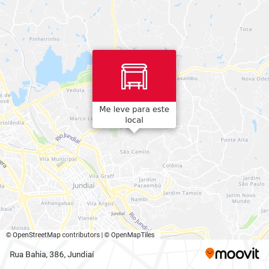 Rua Bahia, 386 mapa