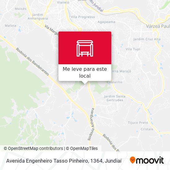 Avenida Engenheiro Tasso Pinheiro, 1364 mapa