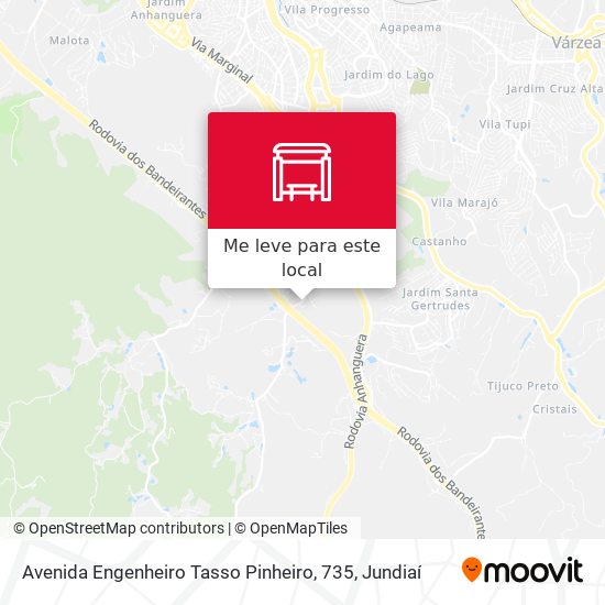 Avenida Engenheiro Tasso Pinheiro, 735 mapa