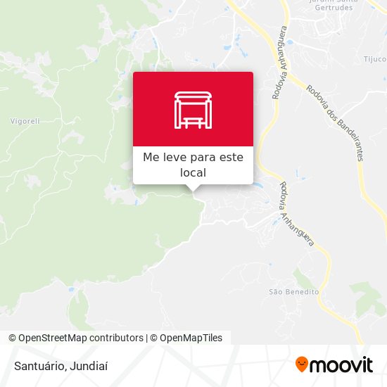 Santuário mapa