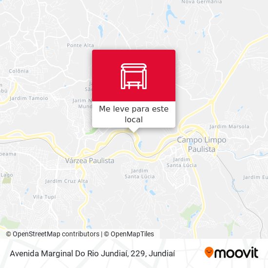 Avenida Marginal Do Rio Jundiaí, 229 mapa