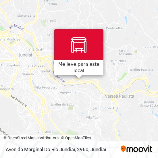 Avenida Marginal Do Rio Jundiaí, 2960 mapa