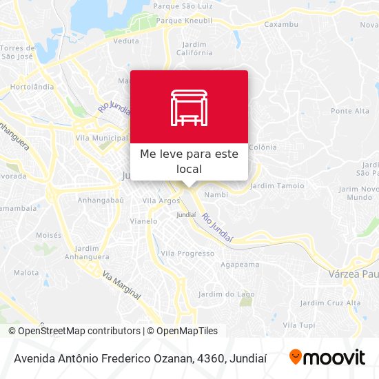 Avenida Antônio Frederico Ozanan, 4360 mapa