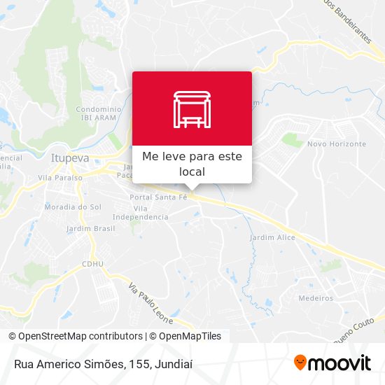 Rua Americo Simões, 155 mapa