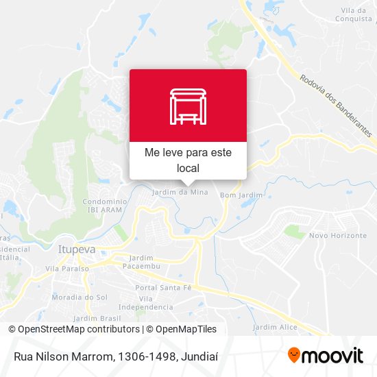 Rua Nilson Marrom, 1306-1498 mapa