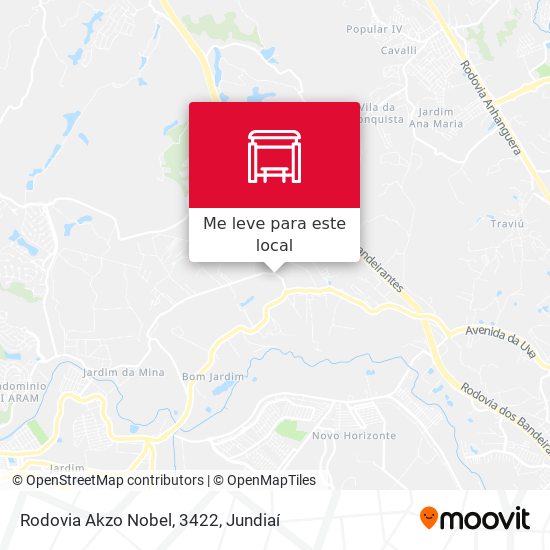 Rodovia Akzo Nobel, 3422 mapa