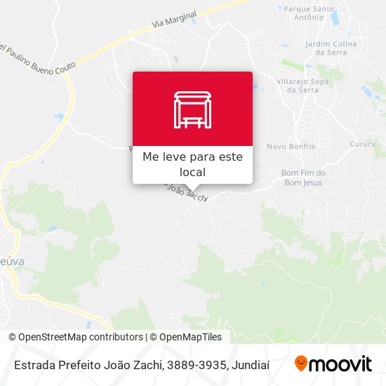 Estrada Prefeito João Zachi, 3889-3935 mapa