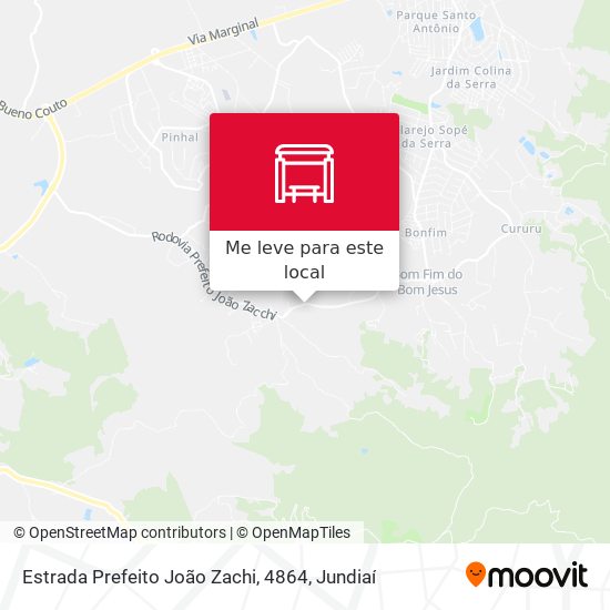Estrada Prefeito João Zachi, 4864 mapa