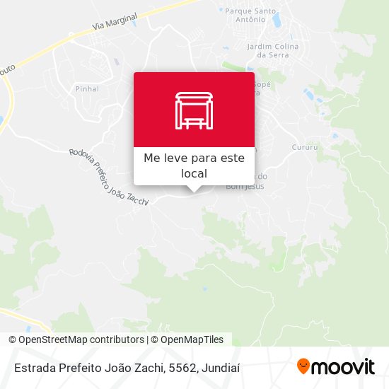 Estrada Prefeito João Zachi, 5562 mapa