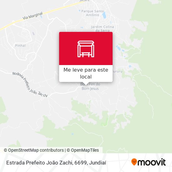 Estrada Prefeito João Zachi, 6699 mapa