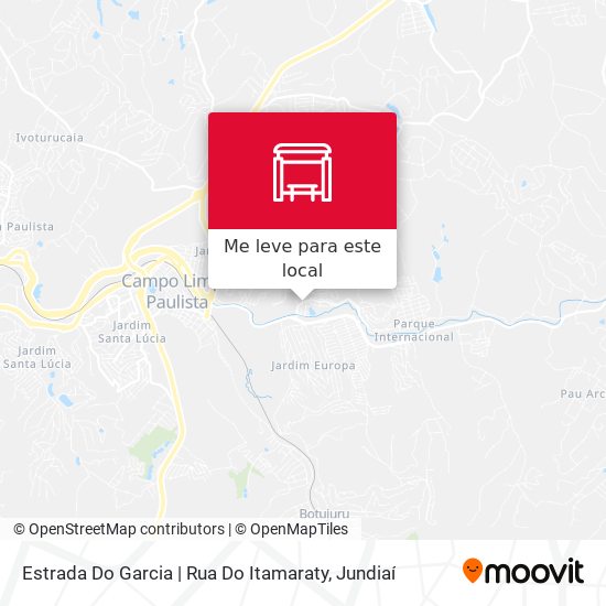 Estrada Do Garcia | Rua Do Itamaraty mapa