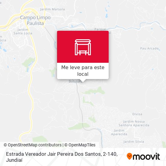 Estrada Vereador Jair Pereira Dos Santos, 2-140 mapa
