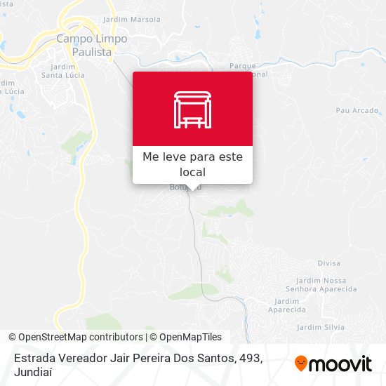 Estrada Vereador Jair Pereira Dos Santos, 493 mapa