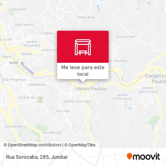 Rua Sorocaba, 285 mapa