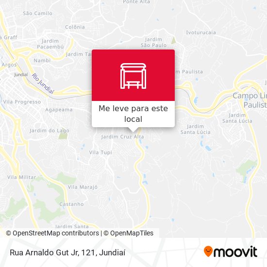 Rua Arnaldo Gut Jr, 121 mapa