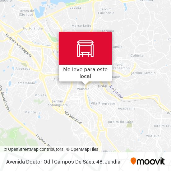 Avenida Doutor Odil Campos De Sáes, 48 mapa
