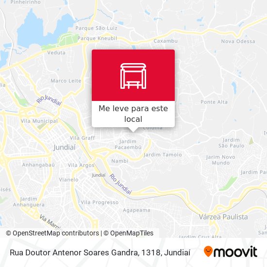 Rua Doutor Antenor Soares Gandra, 1318 mapa