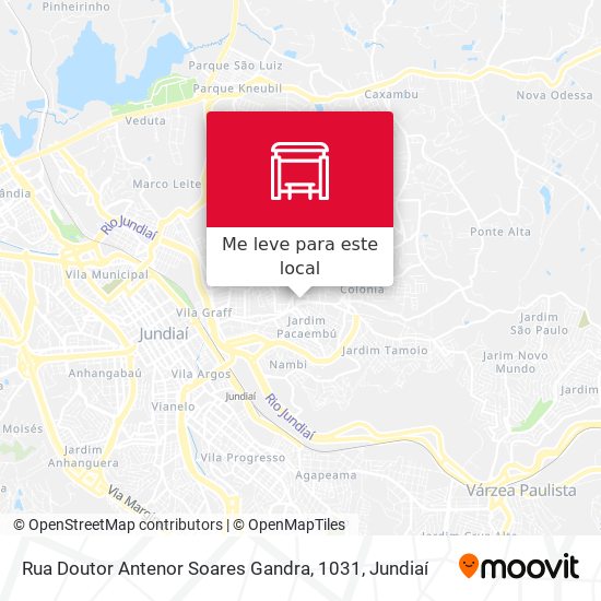 Rua Doutor Antenor Soares Gandra, 1031 mapa