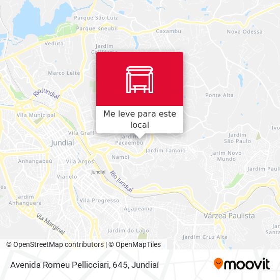Avenida Romeu Pellicciari, 645 mapa