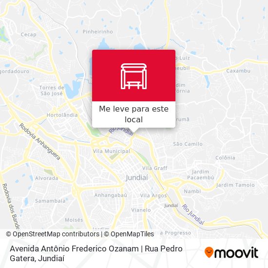 Avenida Antônio Frederico Ozanam | Rua Pedro Gatera mapa