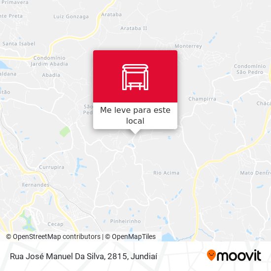 Rua José Manuel Da Silva, 2815 mapa