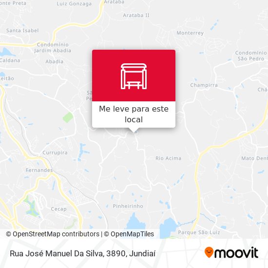 Rua José Manuel Da Silva, 3890 mapa