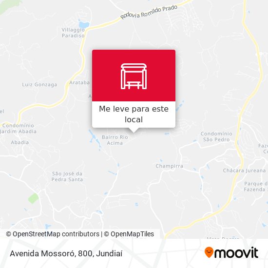 Avenida Mossoró, 800 mapa