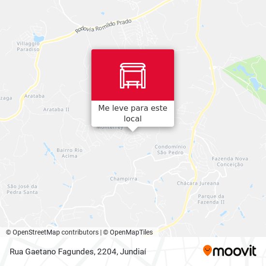 Rua Gaetano Fagundes, 2204 mapa