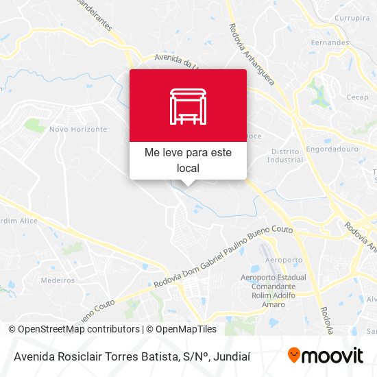 Avenida Rosiclair Torres Batista, S / Nº mapa