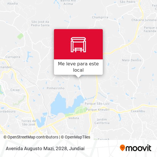 Avenida Augusto Mazi, 2028 mapa