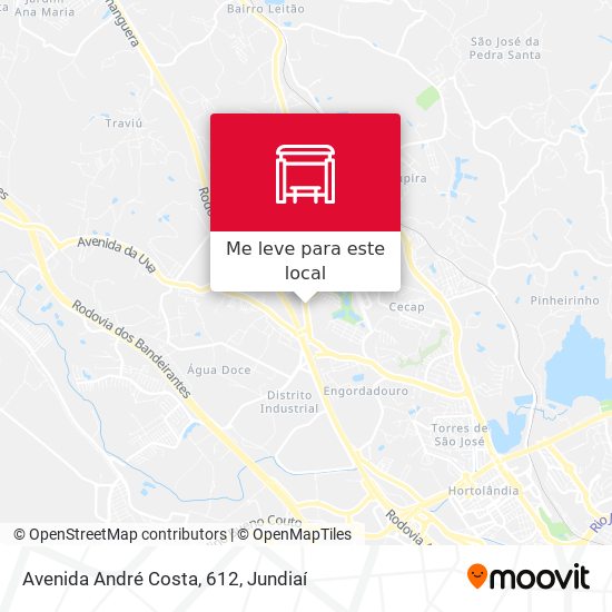 Avenida André Costa, 612 mapa