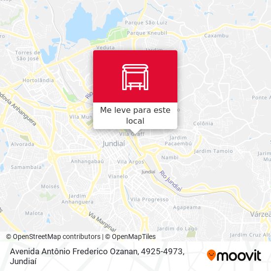 Avenida Antônio Frederico Ozanan, 4925-4973 mapa