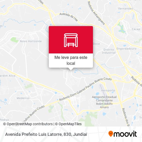 Avenida Prefeito Luís Latorre, 830 mapa