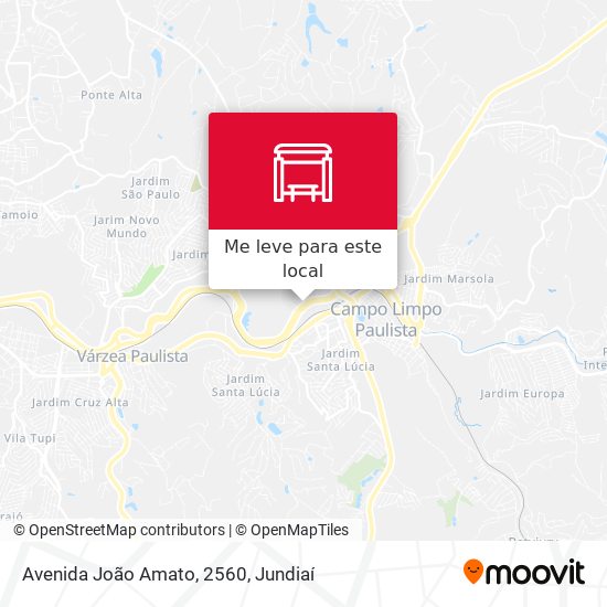 Avenida João Amato, 2560 mapa