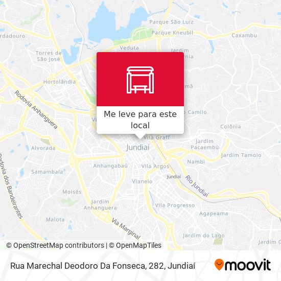 Rua Marechal Deodoro Da Fonseca, 282 mapa