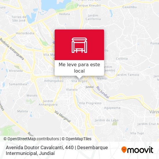 Avenida Doutor Cavalcanti, 440 | Desembarque Intermunicipal mapa