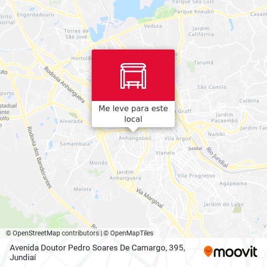 Avenida Doutor Pedro Soares De Camargo, 395 mapa