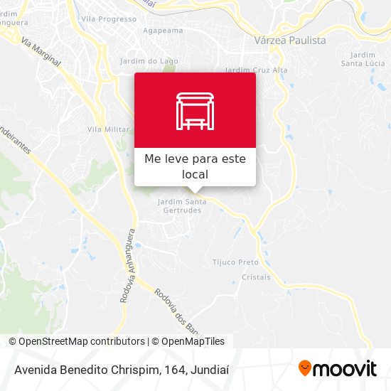 Avenida Benedito Chrispim, 164 mapa