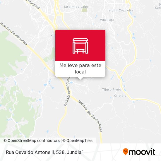 Rua Osvaldo Antonelli, 538 mapa