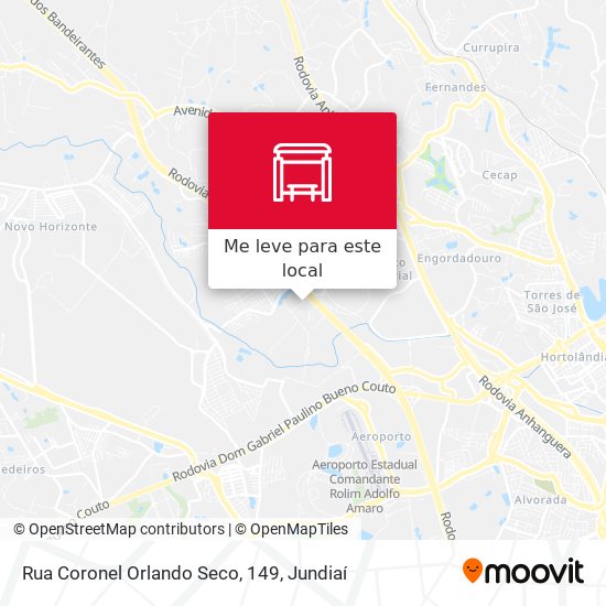 Rua Coronel Orlando Seco, 149 mapa