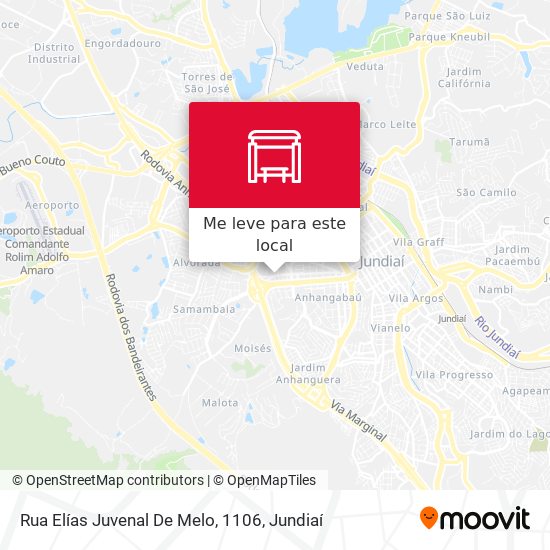 Rua Elías Juvenal De Melo, 1106 mapa