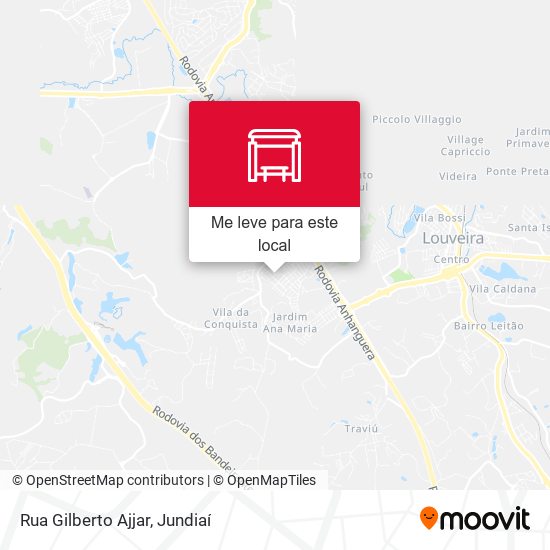 Rua Gilberto Ajjar mapa