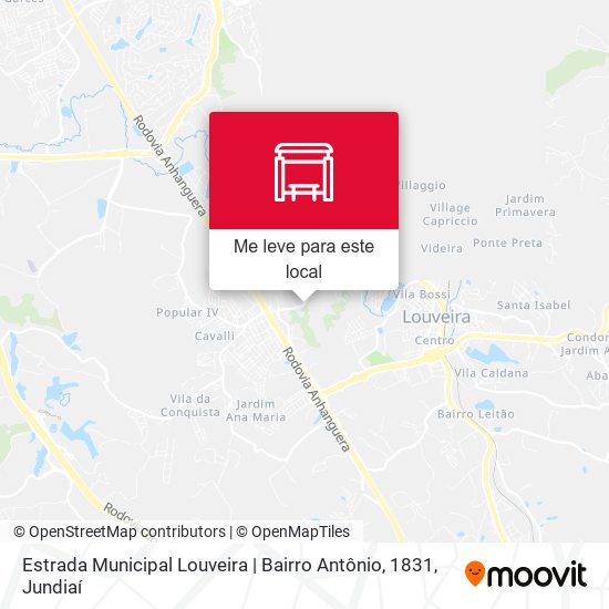 Estrada Municipal Louveira | Bairro Antônio, 1831 mapa