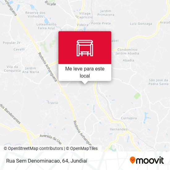 Rua Sem Denominacao, 64 mapa