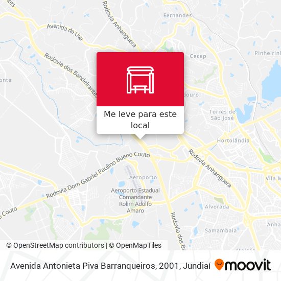 Avenida Antonieta Piva Barranqueiros, 2001 mapa